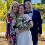 Freie Trauung mit Traurednerin Nicole und Brautpaar Katha & Donghue